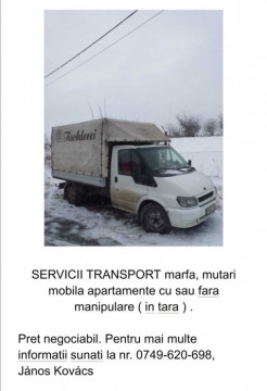 Transport marfuri, mobila etc. ieftin